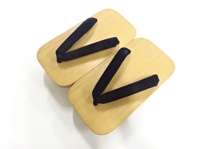 未使用品　男物　桐下駄(24センチ)